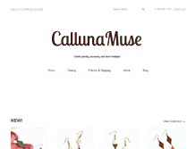 Tablet Screenshot of callunamuse.com